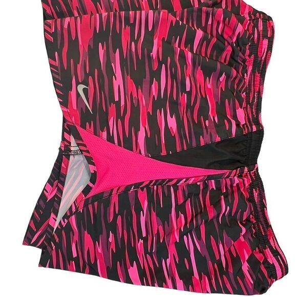 NIKE | Dri-Fit Tempo Pink and Black Zebra Print Running Shorts Sz.m - Picture 8 of 10